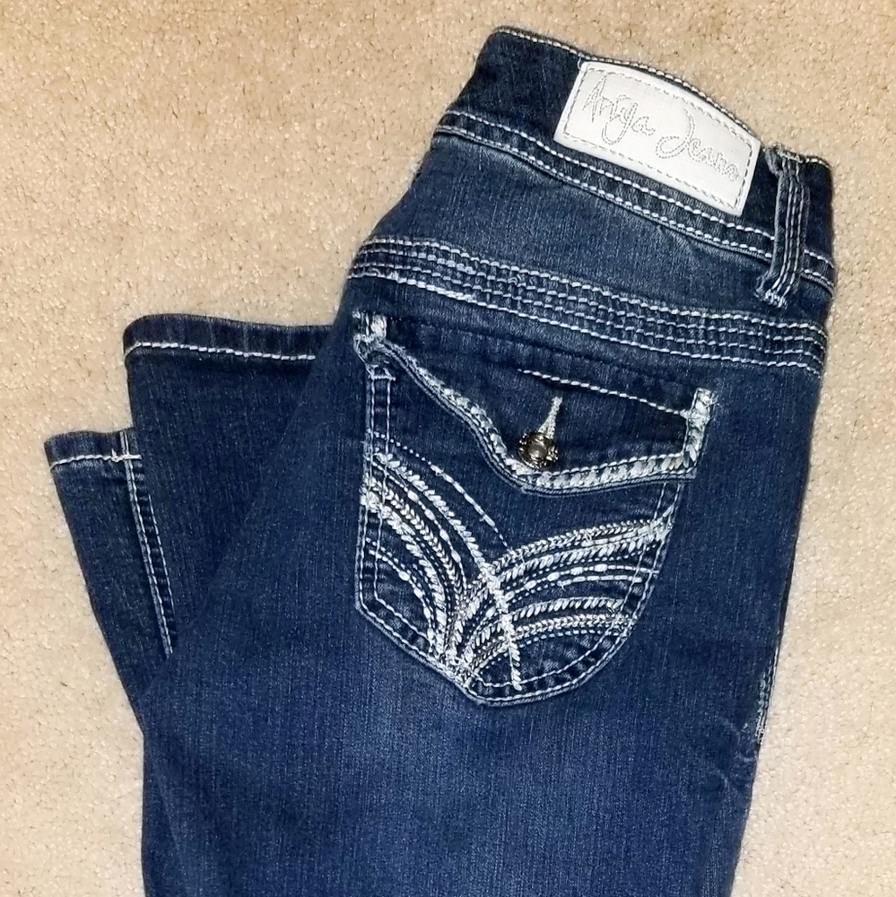 Dark Blue Denim Jeans